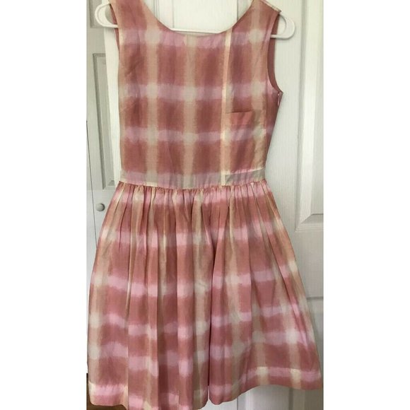 Marc By Marc Jacobs Dresses & Skirts - Marc by Marc Jacobs Pink Checked A-Line Dress POCKETS 4 Kawaii Cute Cottagecore